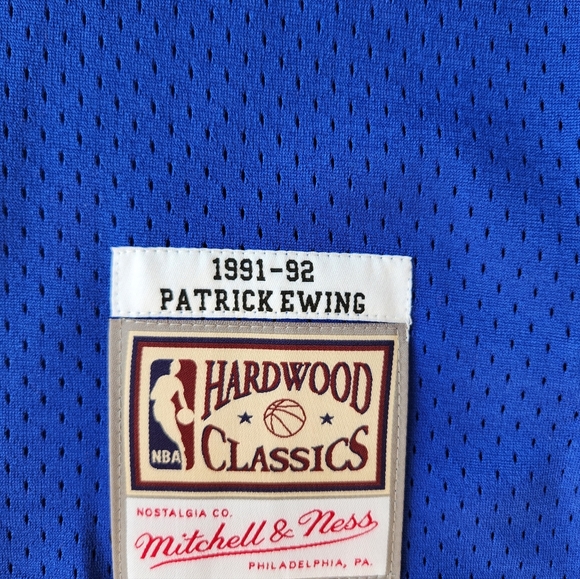 Patrick Ewing Jersey NBA New York Knicks Blue size M to 2XL - Picture 6 of 6
